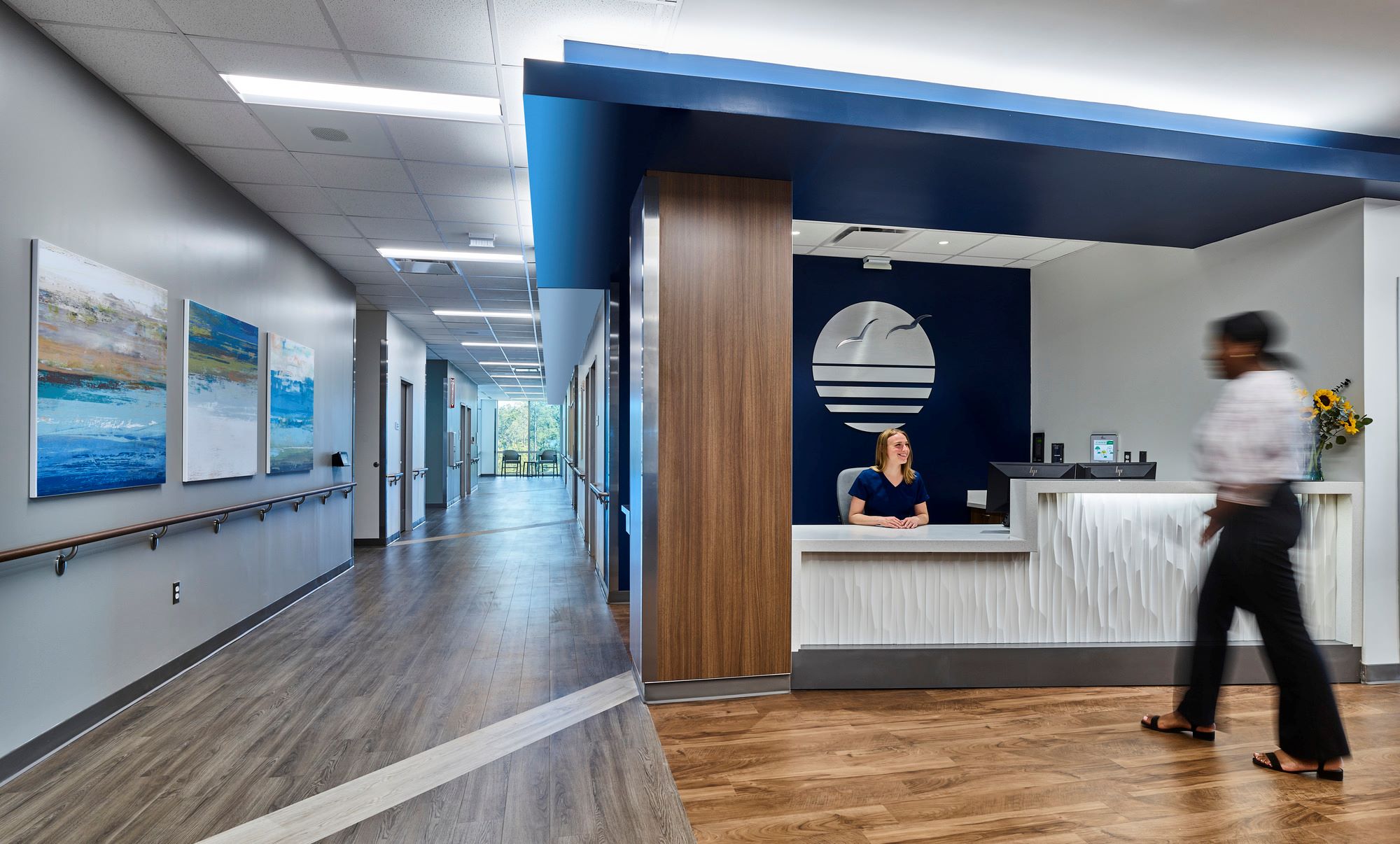 Modern Clinic Reception Area