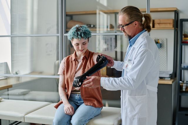 Prosthetic Fitting Session